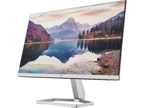 HP M22f 22” 1080P FreeSync Monitor 2D9J9AA#ABA Bundle with Docztorm Dock, 22" IPS FHD (1920x1080) 75Hz Anti-Glare Display, HDMI, VGA, Ideal for Home & Business (2024 Latest Model) - Pack of 2