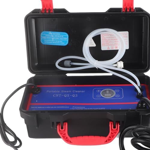 High Pressure Steam Cleaner, 4ft Water Inlet Hose Commercial Grade Standard ABS and Stainless Steel High Power Steam Cleaner Machine for Kitchens