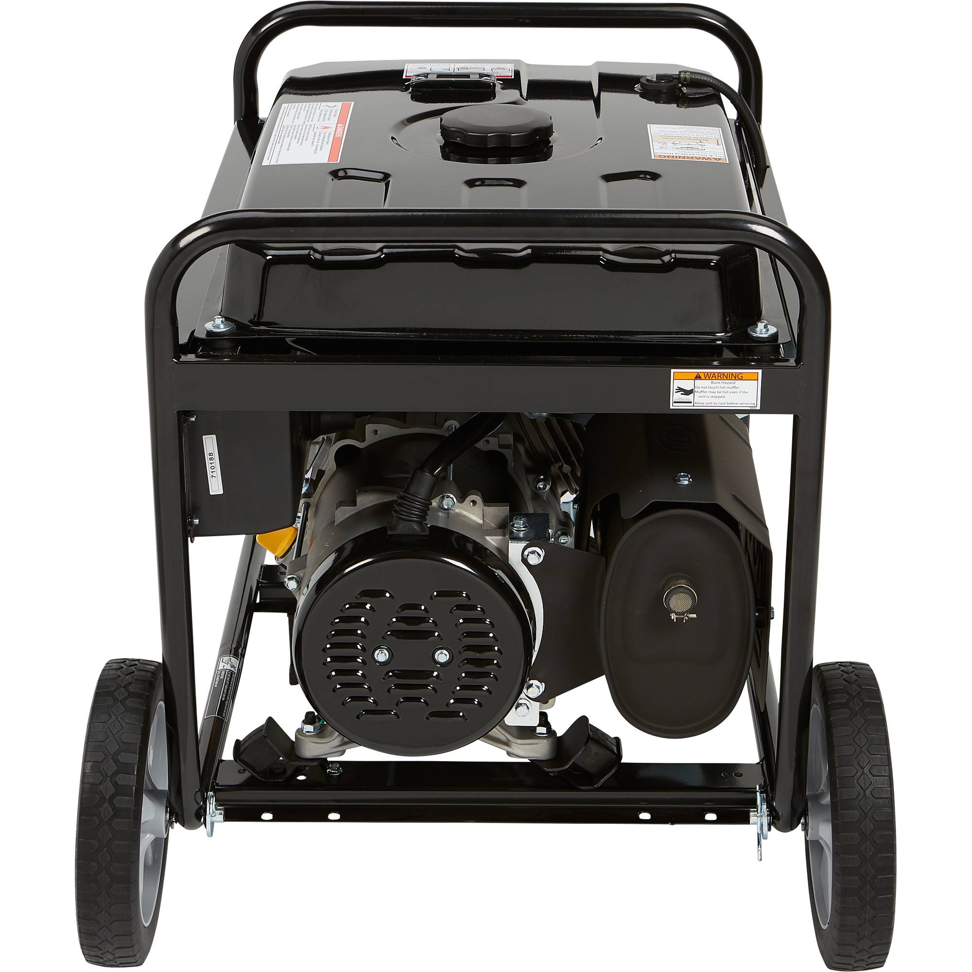 Ironton Portable Generator with Wheel Kit -7000 Surge Watts, 5500 Rated Watts 45808