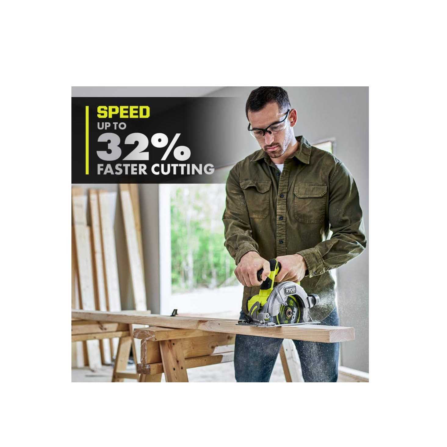 RYOBI ONE+ HP 18V Brushless Cordless Compact 6-1/2 in. Circular Saw - Shop Hardware Tools Online Store