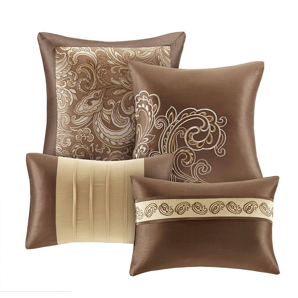 Madison Park Brystol 24 Piece Room in A Bag Brown Cal King