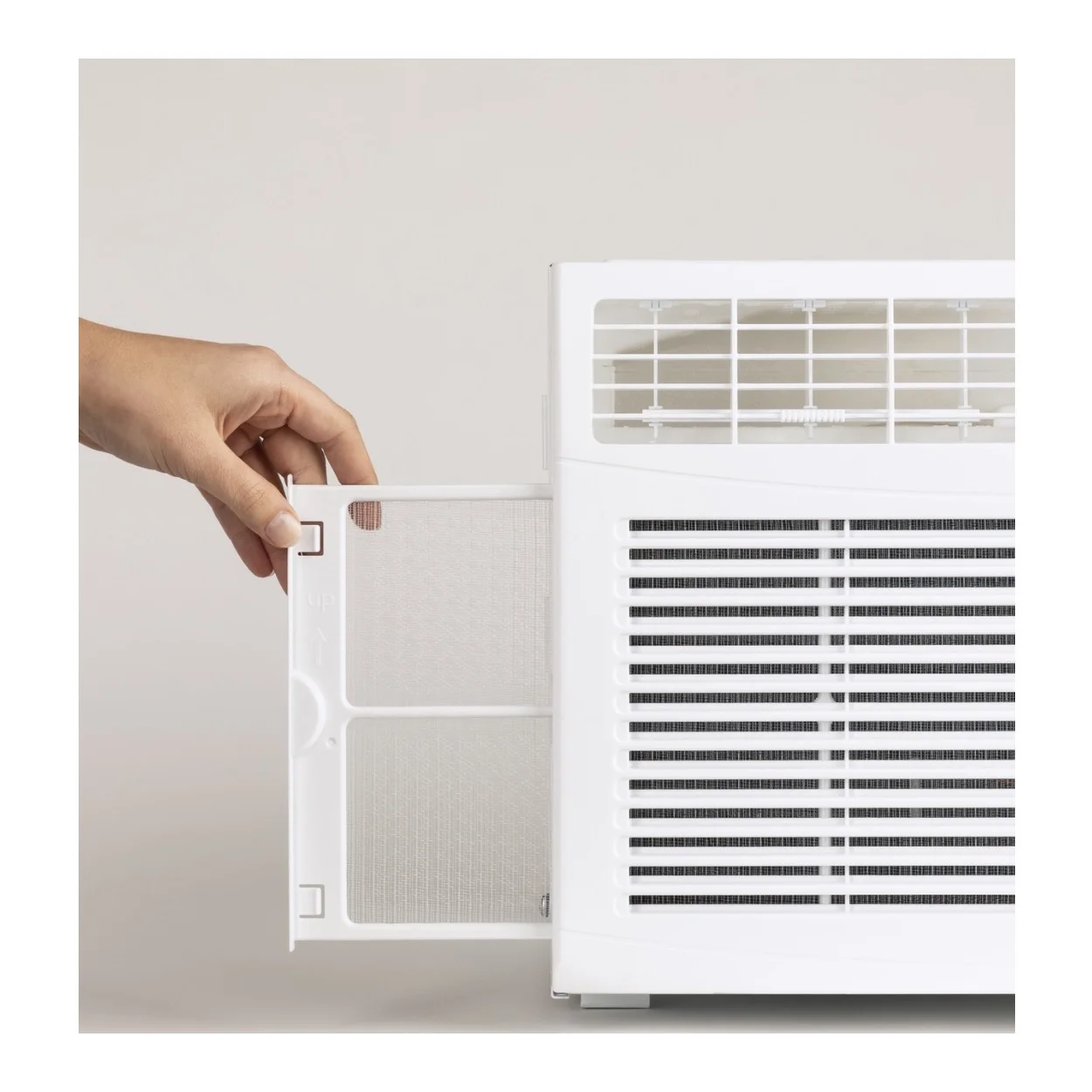 GE AHV05LZ Window Air Conditioner with 5050 BTU Cooling Capacity, 115 Volts in White