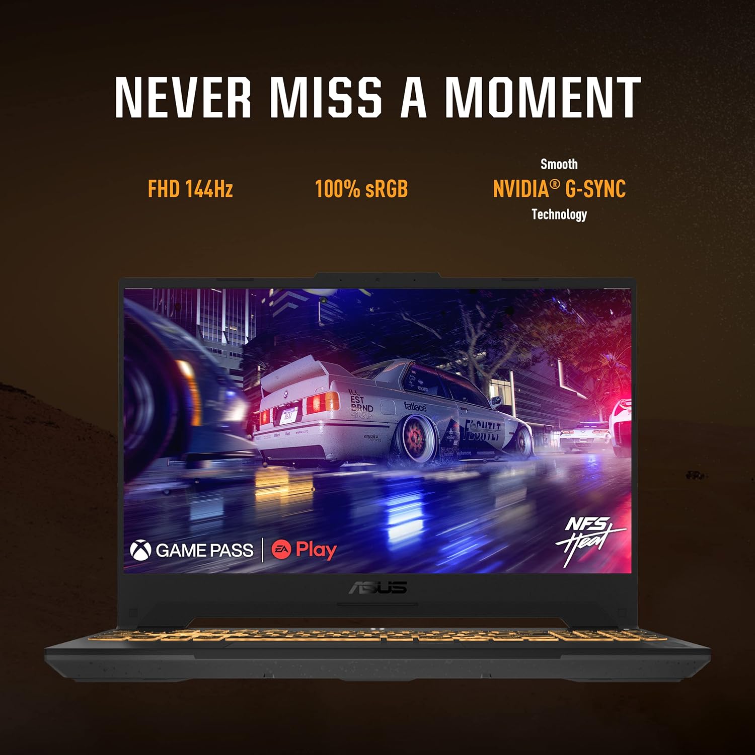 ASUS TUF Gaming F15 (2023) Gaming Laptop, 15.6” FHD 144Hz, 100% sRGB Display, GeForce RTX 4050, Intel Core i5-13500H, 16GB DDR4, 512GB PCIe SSD Gen 4, Wi-Fi 6, Windows 11, FX507VU-ES53