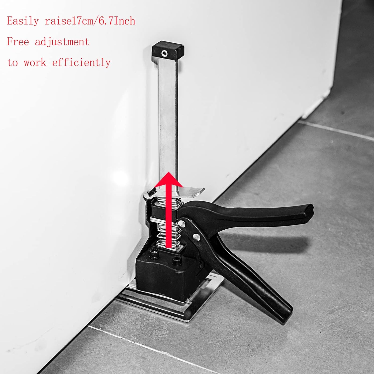 Labor Saving Arm Jack with Ruler 2 Pack, Effort Elevator Hand Tool, Lifting Tool for Door/Flooring/Window/Cabinet/Deck/Furniture (13.7Inch)