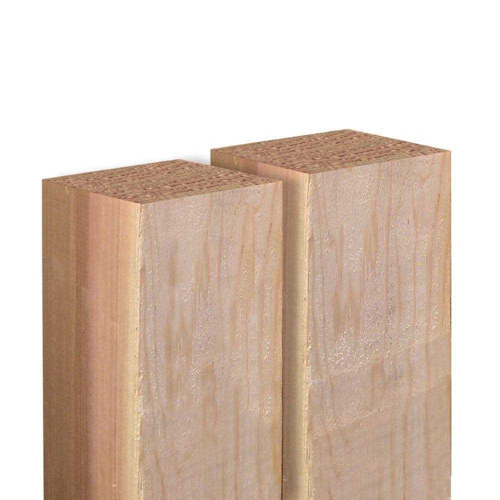 4 in. x 4 in. x 6 ft. Western Red Cedar Fence Post - Shop Hardware Tools Online Store