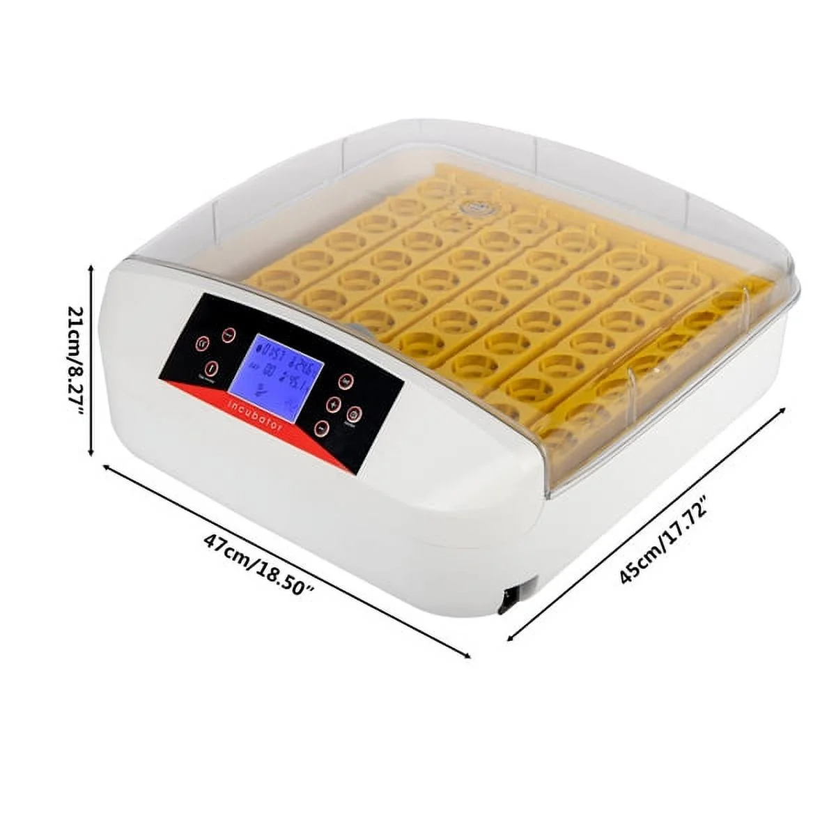 56-Egg Incubator, Fully Digital Incubators for Hatching Eggs with Automatic Egg Turning, Humidity & Temperature Control, Poultry Hatcher Machine for Hatching Chicken Duck Goose Pigeon Quail Bird