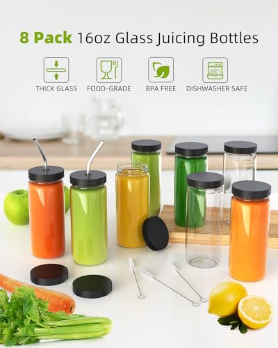 Juicer Machines, TUUMIIST Cold Press Juicer with Large Feed Chute Fit Whole Vegetable And Fruit