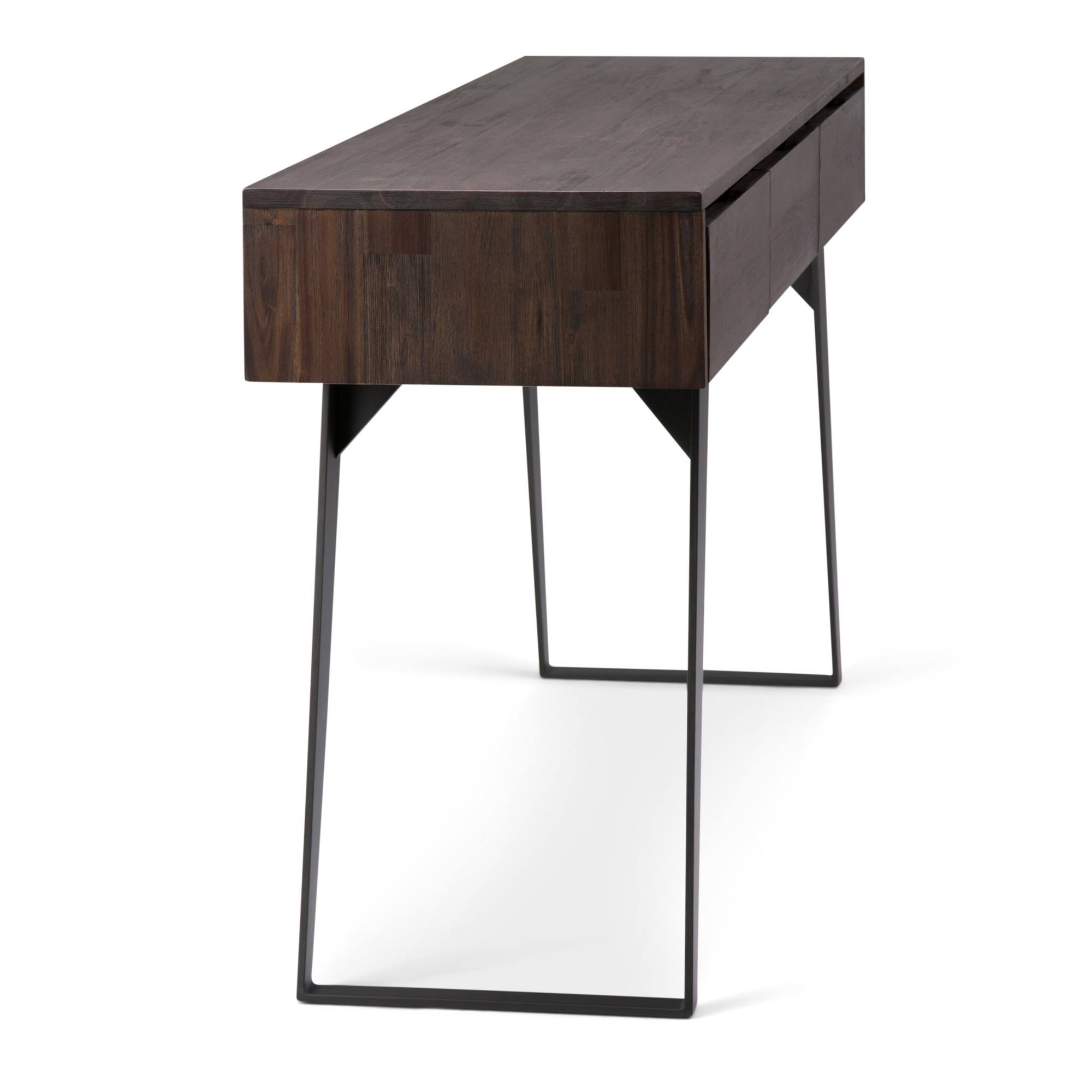 Wyndenhall Mitchell Solid Acacia Console Sofa Table, Brown