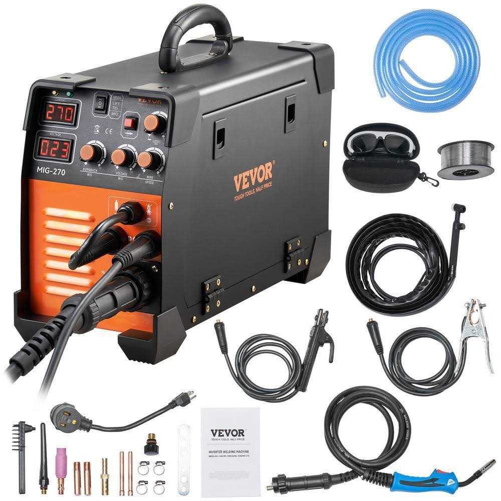 VEVOR MIG Welder Welding Machine 270A MIG MMA TIG 3 In 1 Welder Combo 110V/220V - Shop Hardware Tools Online Store