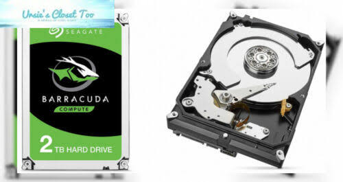Seagate Barracuda 2TB Internal Hard Drive HDD–3.5 inch SATA 6Gb/s 7200 RPM Cache