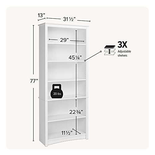 Prepac Home Espresso 6-shelf Bookcase