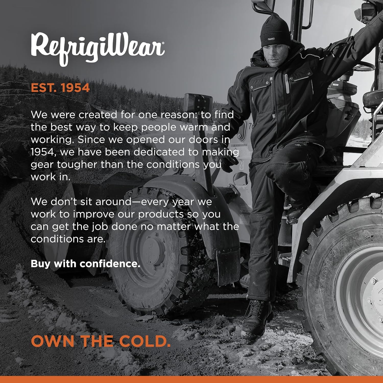 RefrigiWear Extreme Hooded Insulated Jacket, Cold-Weather Jacket, -60&deg;F Comfort Rating