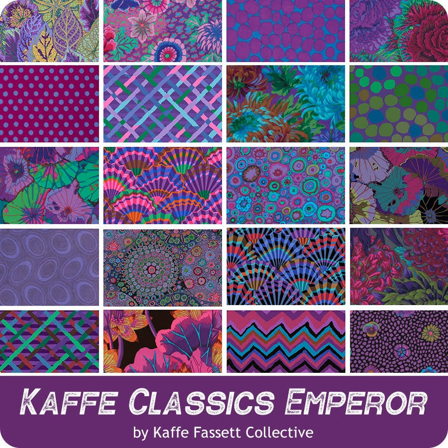Free Spirit Emperor | Kaffe Fassett Classics |Fat Quarter Bundle
