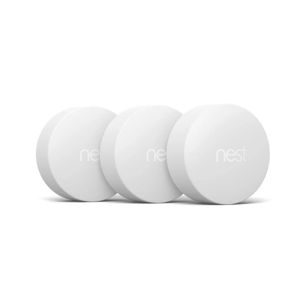 Nest Learning Thermostat 3rd Gen in Stainless Steel (2-Pack) and Google Nest Temperature Sensor (3-Pack)