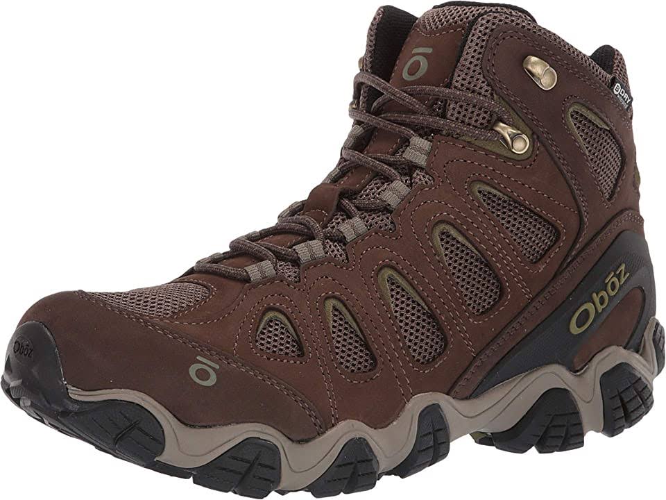 Oboz Men&s Sawtooth II Mid B-DRY, Canteen / Mayfly Green / 10
