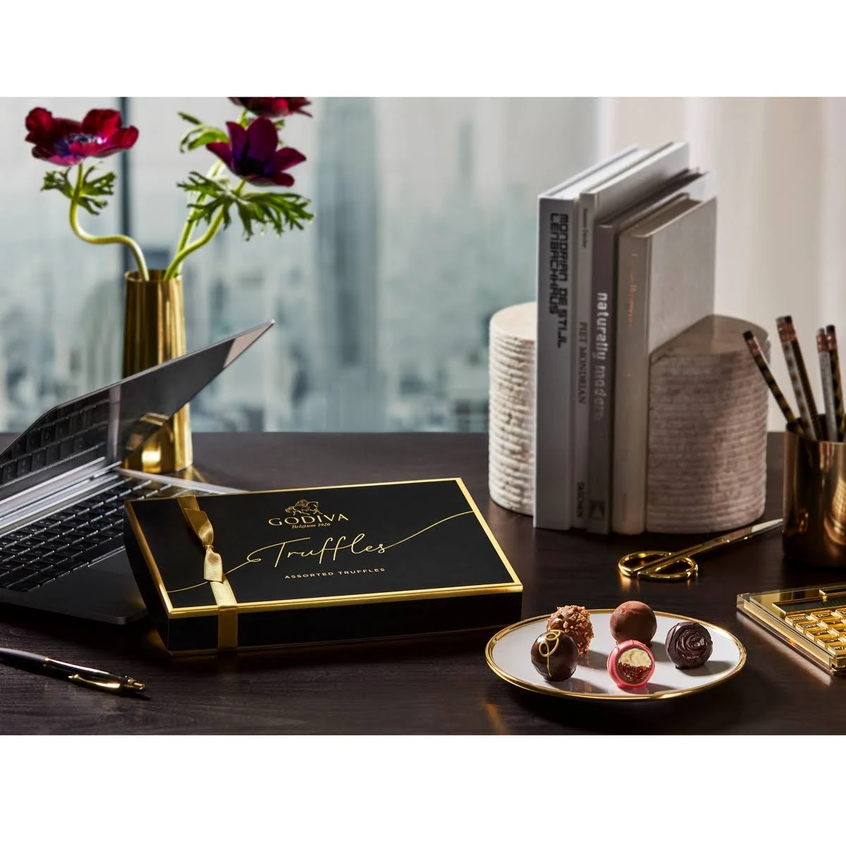 Godiva Assorted Signature Chocolate Truffles Gift Box, 36 Pieces