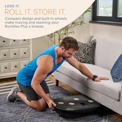 Lifepro Vibration Plate Machines – Full Body Workout, Recovery & Lymphatic Drainage with 4D Motion, Silent Operation, Joint Support, & Triple Motor Technology for Circulation, Fat Burn & Toning