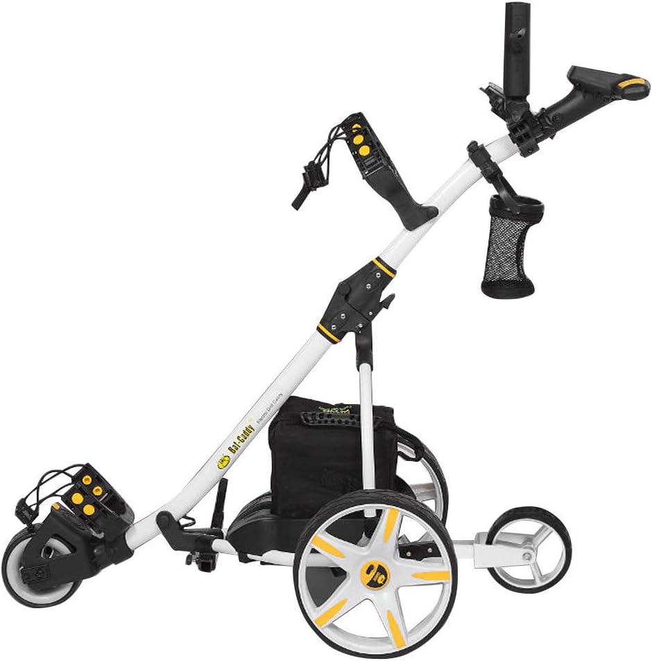 Bat-Caddy X3R Remote Control Cart w/Free Accessory Kit, White, 20Ah Lithium