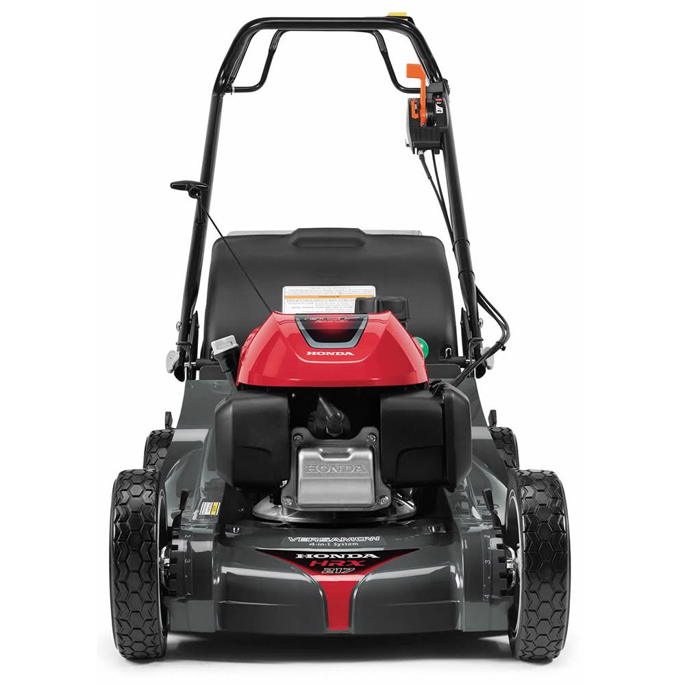Honda HRX217K6HYA 21 inch 4 in 1 Versamow System Gas Walk Behind Lawn Mower, Red
