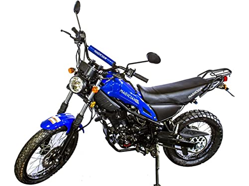 HHH 250cc Motorcycle Model RPS Magician 250cc Dual Sports Enduro 5 Speed Adult 250cc Scooter Motorcycle Street Bike (Black)