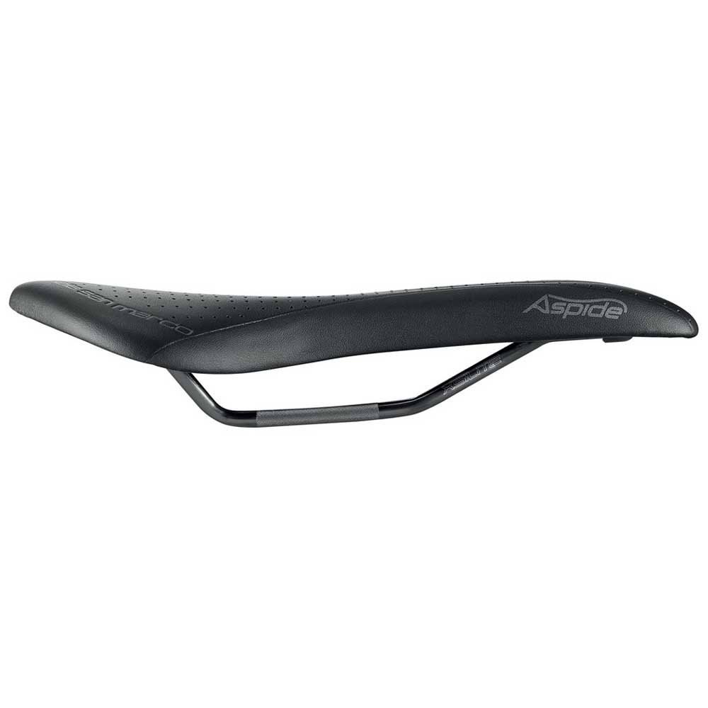 Selle San Marco Aspide Supercomfort Racing Saddle: Black Wide