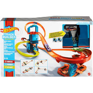 Visit The Hot Wheels Hot Wheels Track Builder Unlimited Ultra Stackable Booster Kit Motorized Car Toy