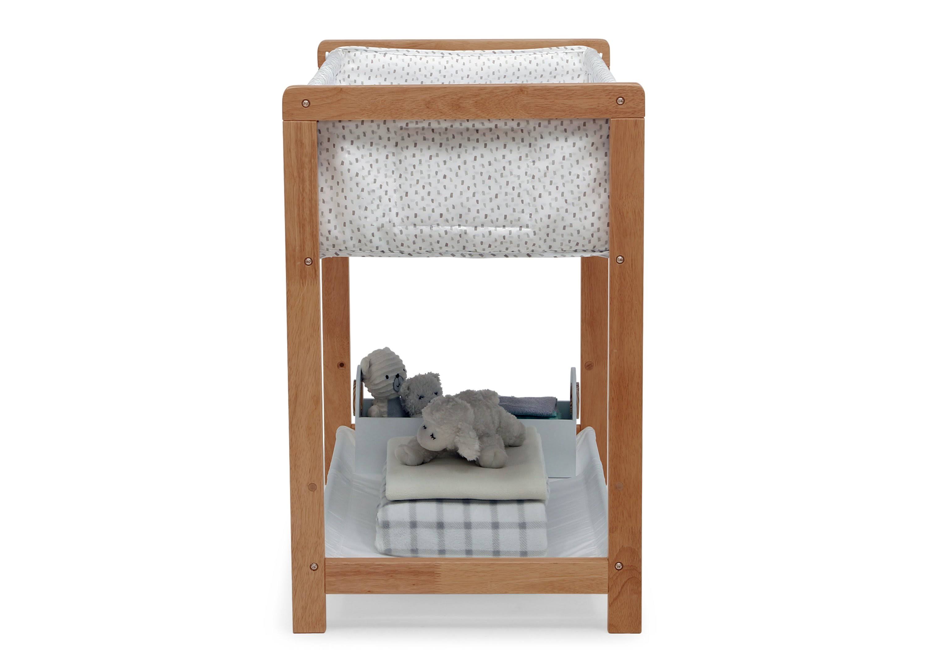 Delta Children Classic Wood Bedside Bassinet Sleeper - Portable Crib with High-End Wood Frame, Link