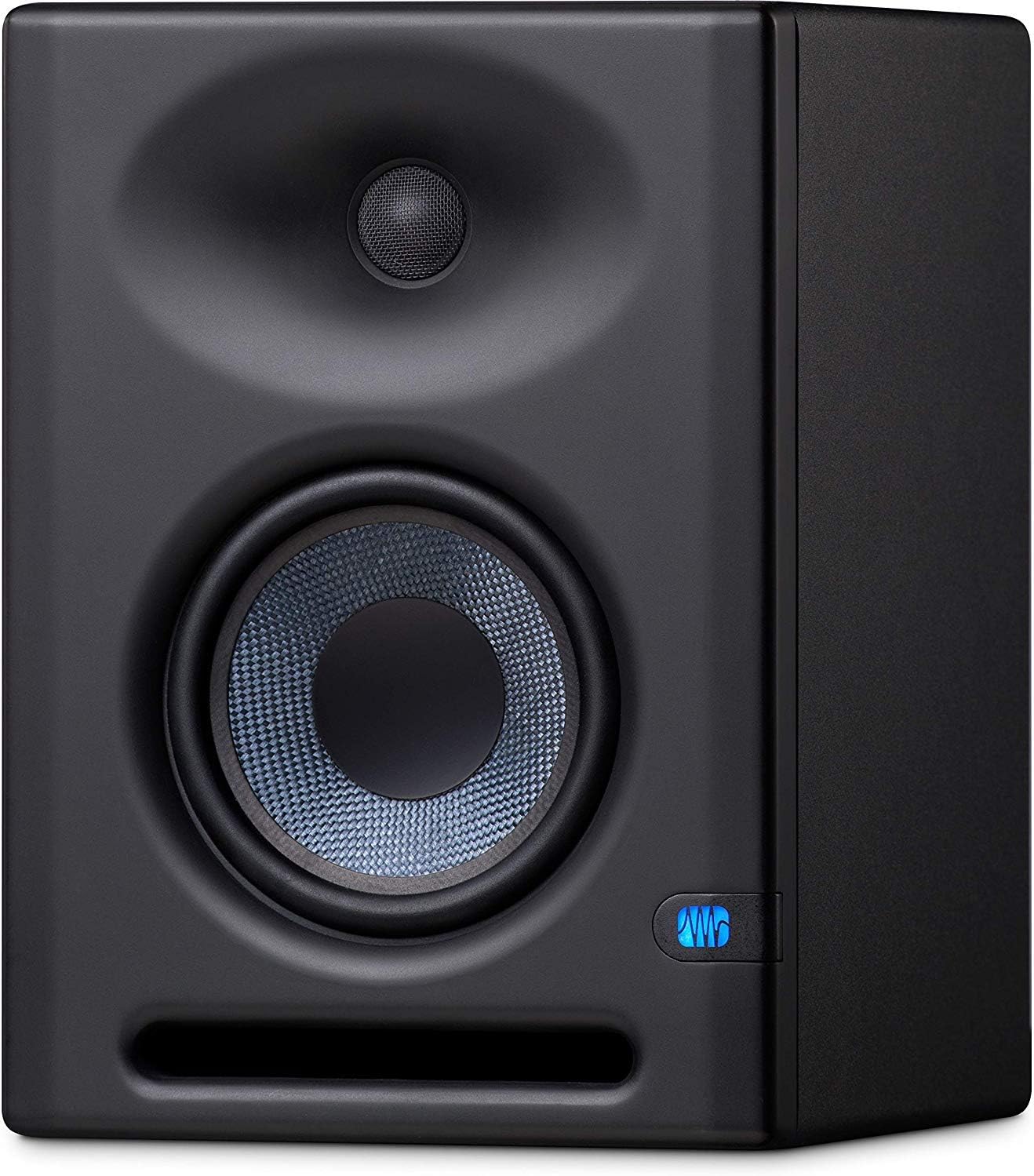 Presonus AudioBox 96 Recording Audio Interface with Creative Software Kit and Studio Bundle and Eris E5 XT Pair Studio Monitors with EBM Wave Guide Design and 1/4 Cables