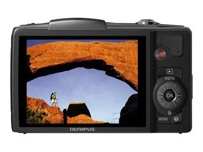 Olympus SZ-20 - Digital camera - compact - 16.0 MP - 12.5x optical zoom - silver