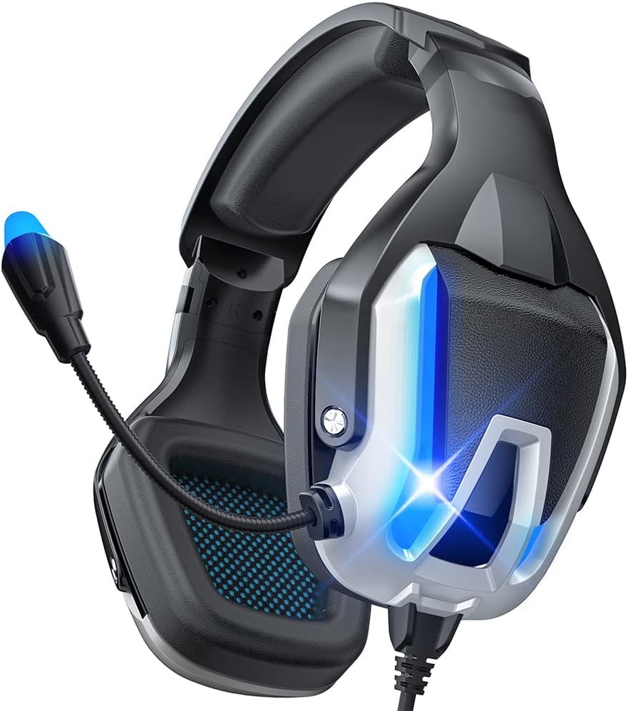 Gaming Headset PC Gaming Headphones with Microphone Headset Over-Ear Noise Cancelling
