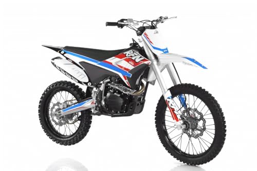HHH Apollo Thunder 250cc Racing Bike 250cc Dirtbike Proactive Dirt Bike 21/18 inch Wheels Gas pitbike for Youth and Adult Dirt Bike (Blue)