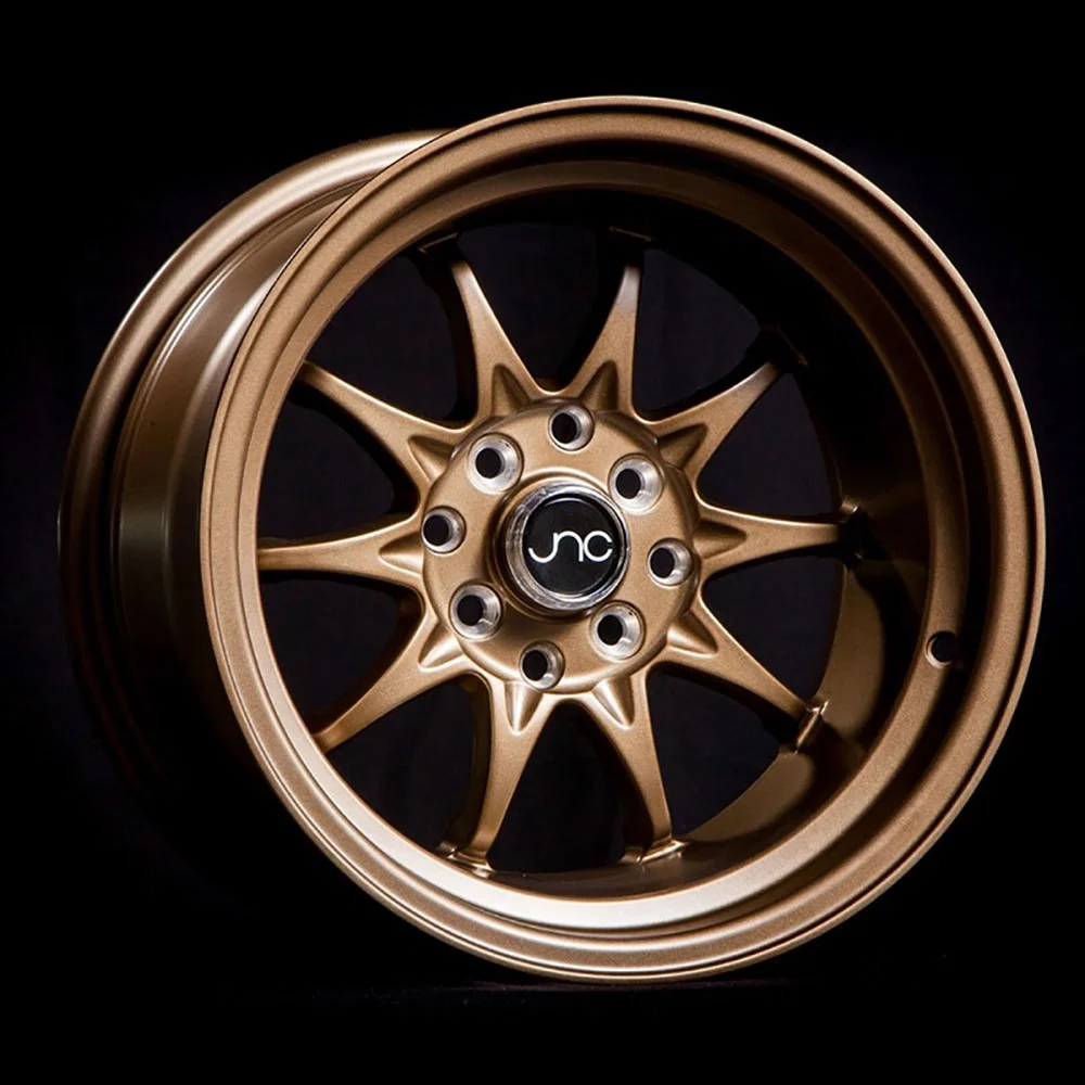 For 15x8 inch (1 Single Wheel Only) JNC Wheels - 15" JNC003 Matte Bronze Rim - 4x100/4x114.3 JNC Wheels-18510118726