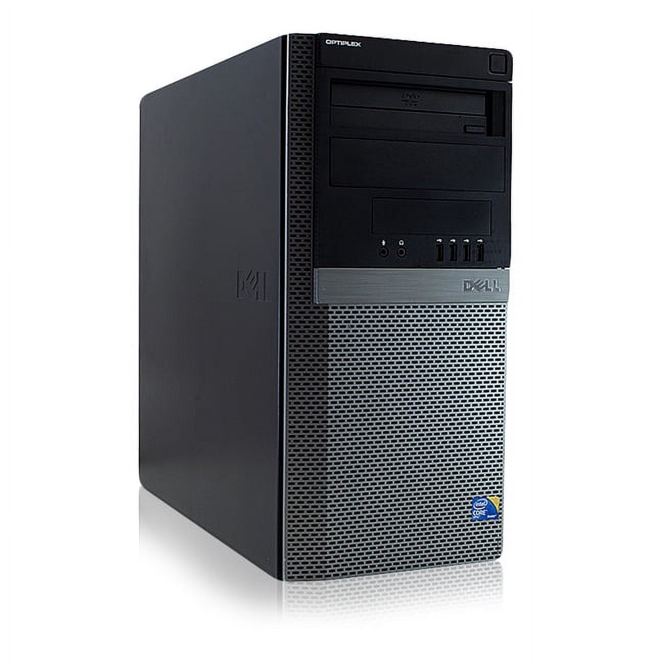 Restored DellOptiplex Minitower Computer 3.0 GHz Core 2 Duo Tower PC, 8GB, 500GB HDD, Windows 10 Home x64, 17" Dual Monitor , Radeon 128MB DDR2, USB Mouse & Keyboard (Refurbished)