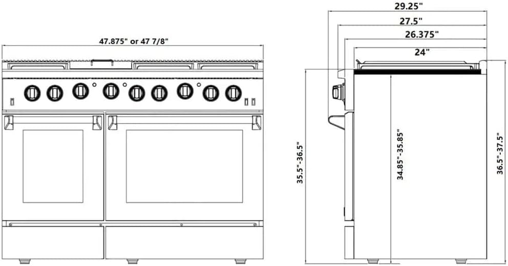 Thor 30 Inch Gas Range Stainless Steel with 5 Sealed Burners, 4.5 cu. ft. Oven, Free Standing Professional Range with Storage Drawer, Cast Iron Grate,LRG3001U