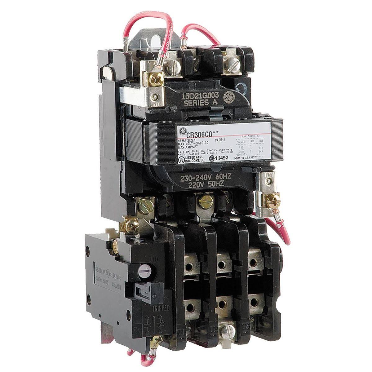 Magnetic Motor Starter, General Electric, CR306C003