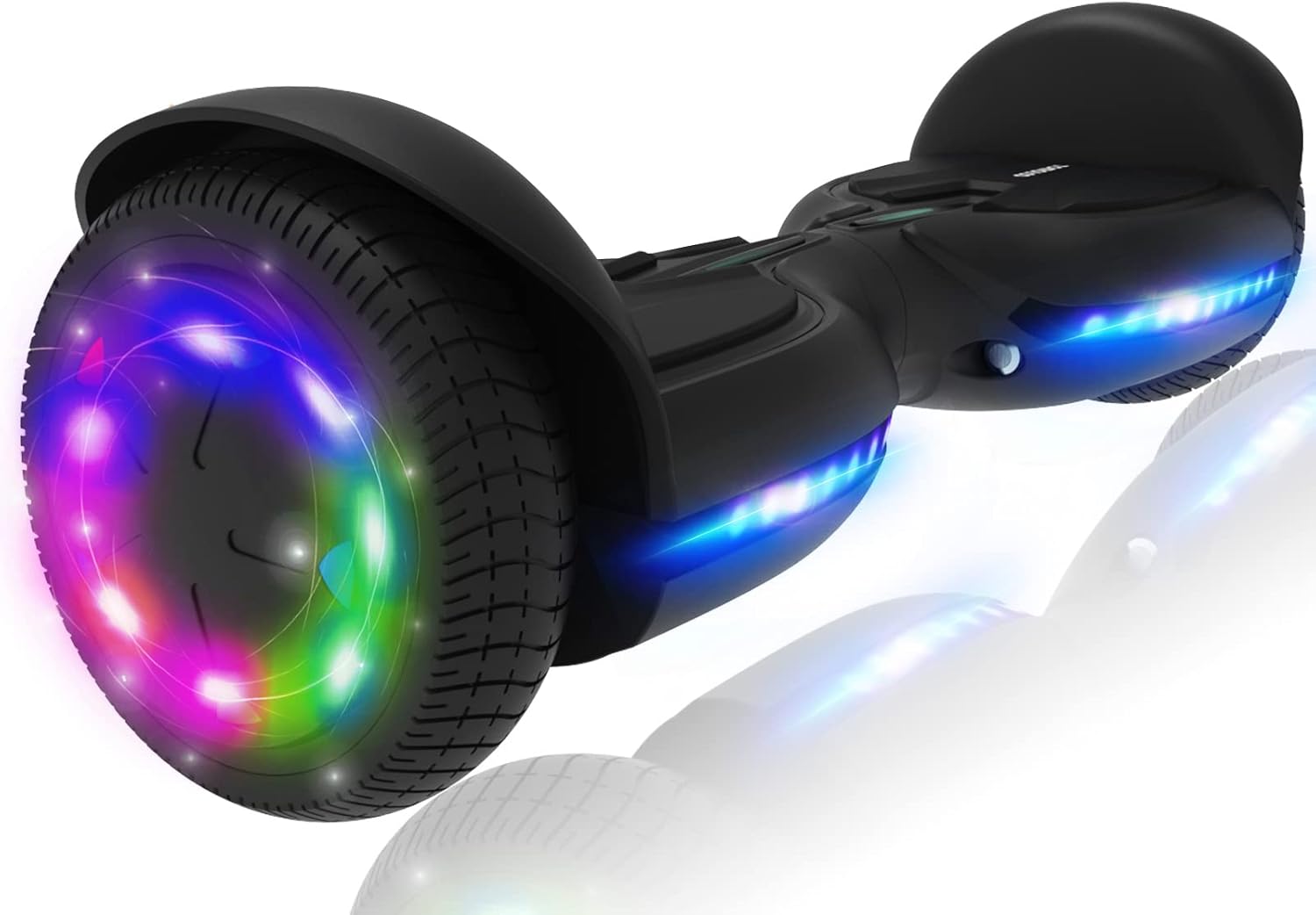TOMOLOO Hoverboard for Kids Ages 6-12 with Bluetooth Speaker and LED Flashing Lights,Electric Hover Board with UL2272 Certified,Two-Wheel Mechanical Self Balancing Hoverboards for Boys and Girls