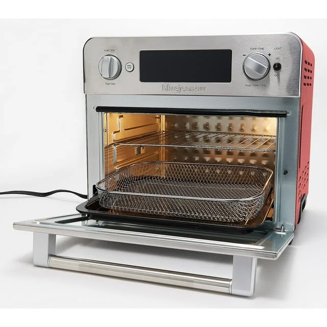 Blue Jean Chef 23L Digital Air Fryer Toaster Oven (Barn Red)