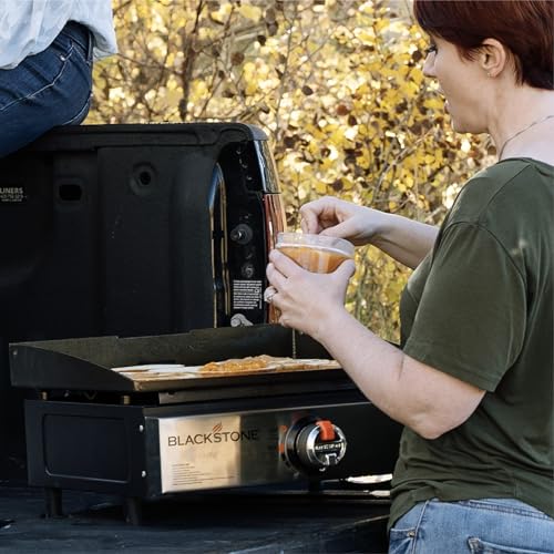 Blackstone Original 17” Tabletop Griddle Propane Gas Portable, Flat Top Griddle Frill Station