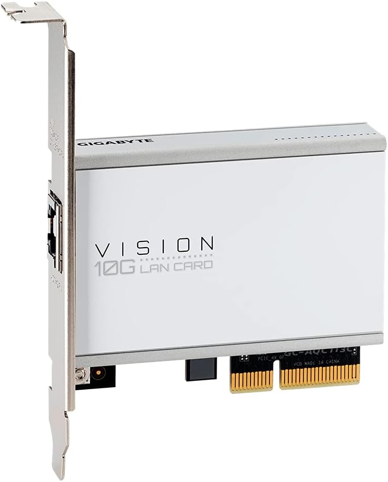 GIGABYTE GC-AQC113C (10GbE Network Adaptor PCI-E 4.0 Card with RJ-45 Port)
