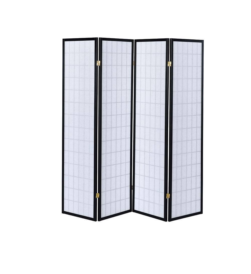 Shoji 3 Panel Room Divider Folding Screen, Natural