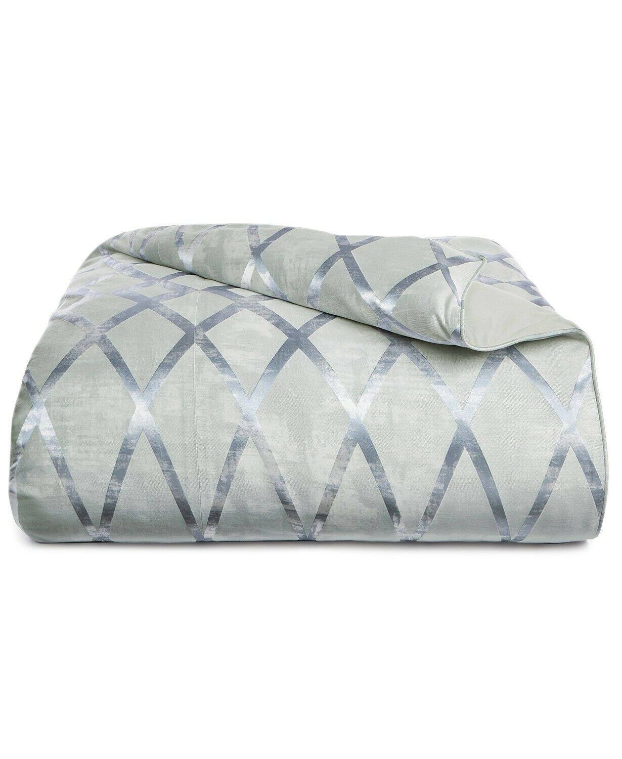 Hotel Collection Dimensional King Duvet Cover Blue