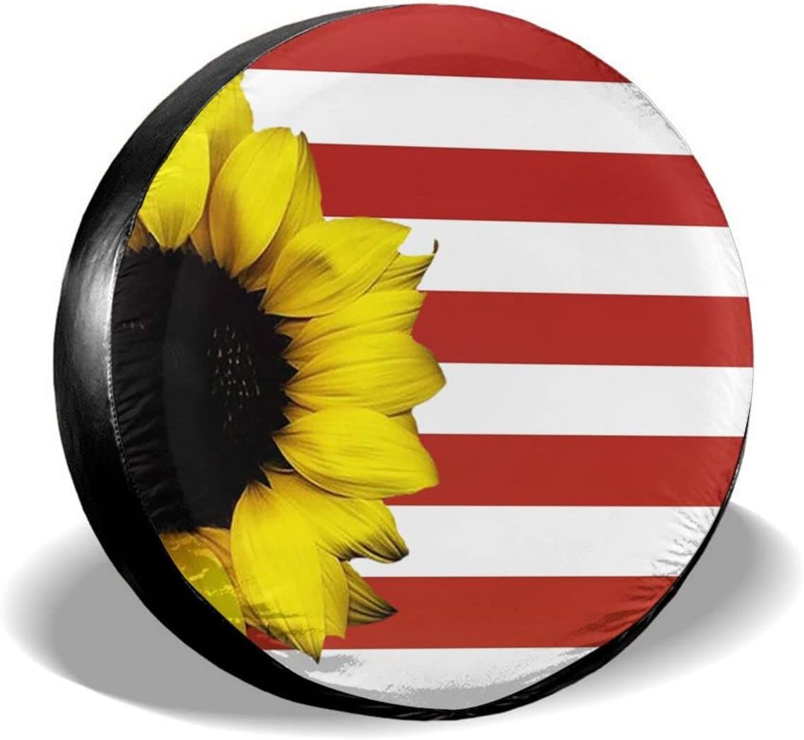 Custom Spare Tire Cover Personalized Wheel Covers with Your Picture Text Name Waterproof Dust-Proof Universal Wheel Tire Protectors Fits Tire for Jeep Trailer RV SUV Camper and Many Vehicle (15 Inch)
