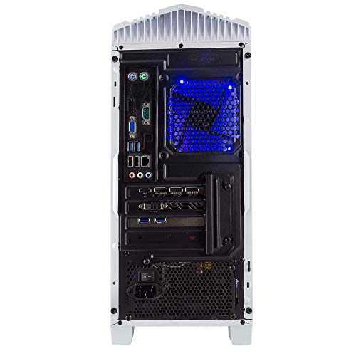 Periphio Vortex Gaming PC Desktop Computer Tower, Intel Quad Core i5 3.2GHz, 16GB RAM, 120GB SSD 500GB 7200 RPM HDD, Windows 10, Nvidia GT1030 2GB Graphics Card, HDMI, Wi-Fi (Renewed)