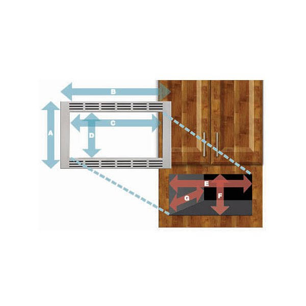 Panasonic NN-TK621SS Microwave Trim Kit