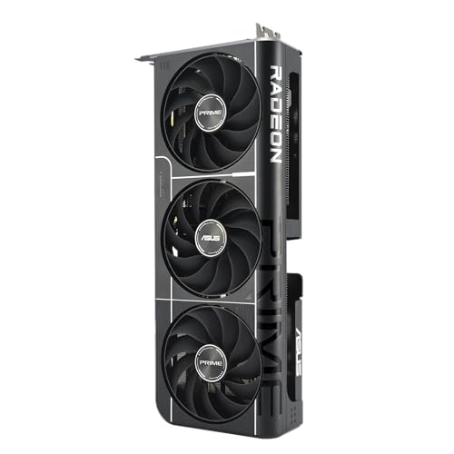 ASUS Prime Radeon™ RX 9070 XT OC Edition Graphics Card (PCIe 5.0, HDMI/DP 2.1, 2.5-Slot Design, axial-tech Fans, Dual Ball Fan Bearings, Dual BIOS, GPU Guard)