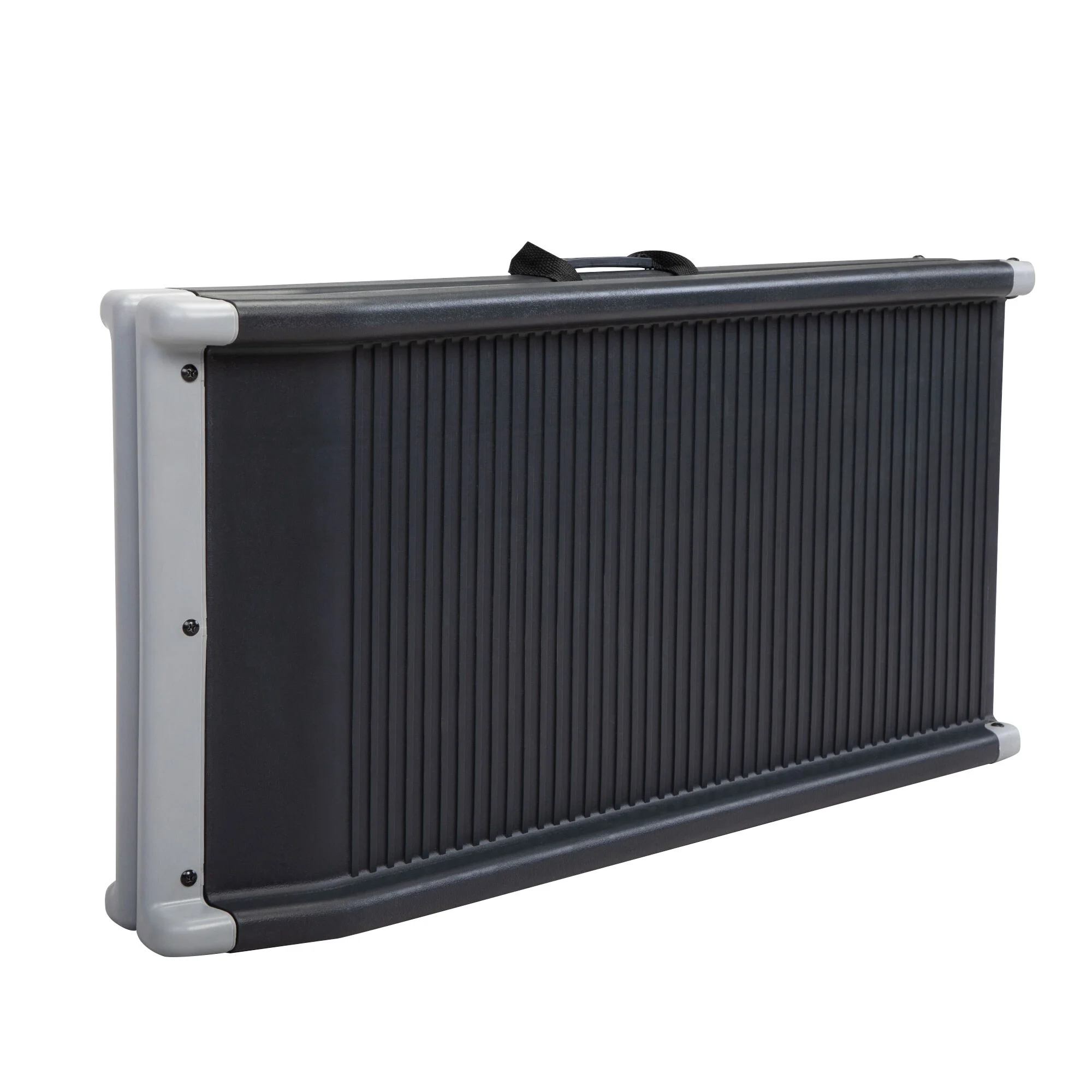 Portable Black Pet Ramp for Cars, SUVs & Trucks - Lightweight Folding Ramp for Dogs & Cats on the Go!