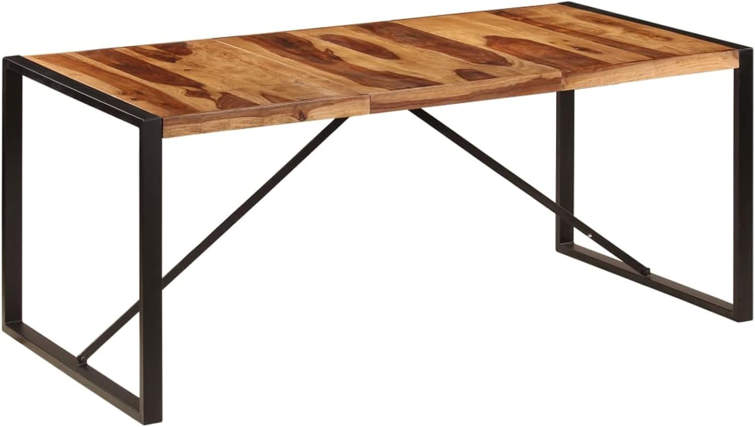 Dining Table Mesa De Comedor Redonda Wood Dining Room Table Dinner Table Wood Mesa De Madera Para Comedor 70.9"x35.4"x29.5" Solid Sheesham Wood