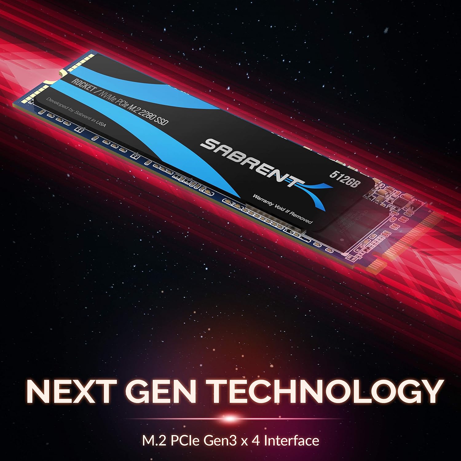 Sabrent 512GB Rocket NVMe PCIe M.2 2280 Internal SSD High Performance Solid State Drive (SB-ROCKET-512) Pack of 2