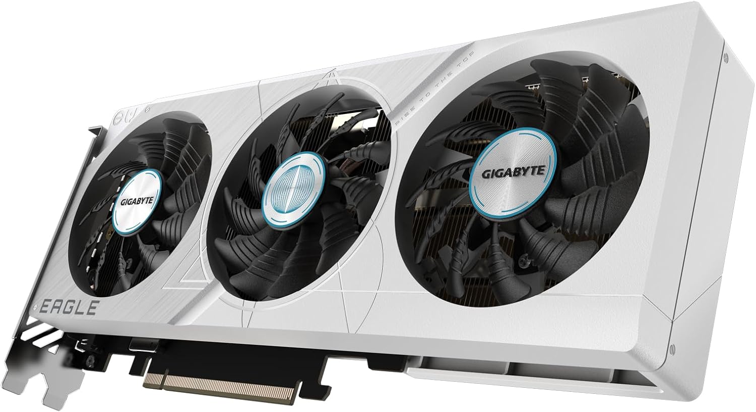 Gigabyte GeForce RTX 4060 Ti EAGLE OC ICE 8G Graphics Card - 8GB GDDR6, 128bit, PCI-E 4.0, 2550MHz Core Clock, 2 x DisplayPort 1.4a, 2 x HDMI 2.1a, NVIDIA DLSS 3, GV-N406TEAGLEOC ICE-8GD