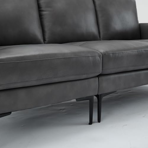 120" W Modern Sectional 3 Seater Sofa Couches, Large Cloud Couch with 2 Hidden Storage Space, Wood Frame+Doll Cotton, for Living Room, Home, Office-Beige